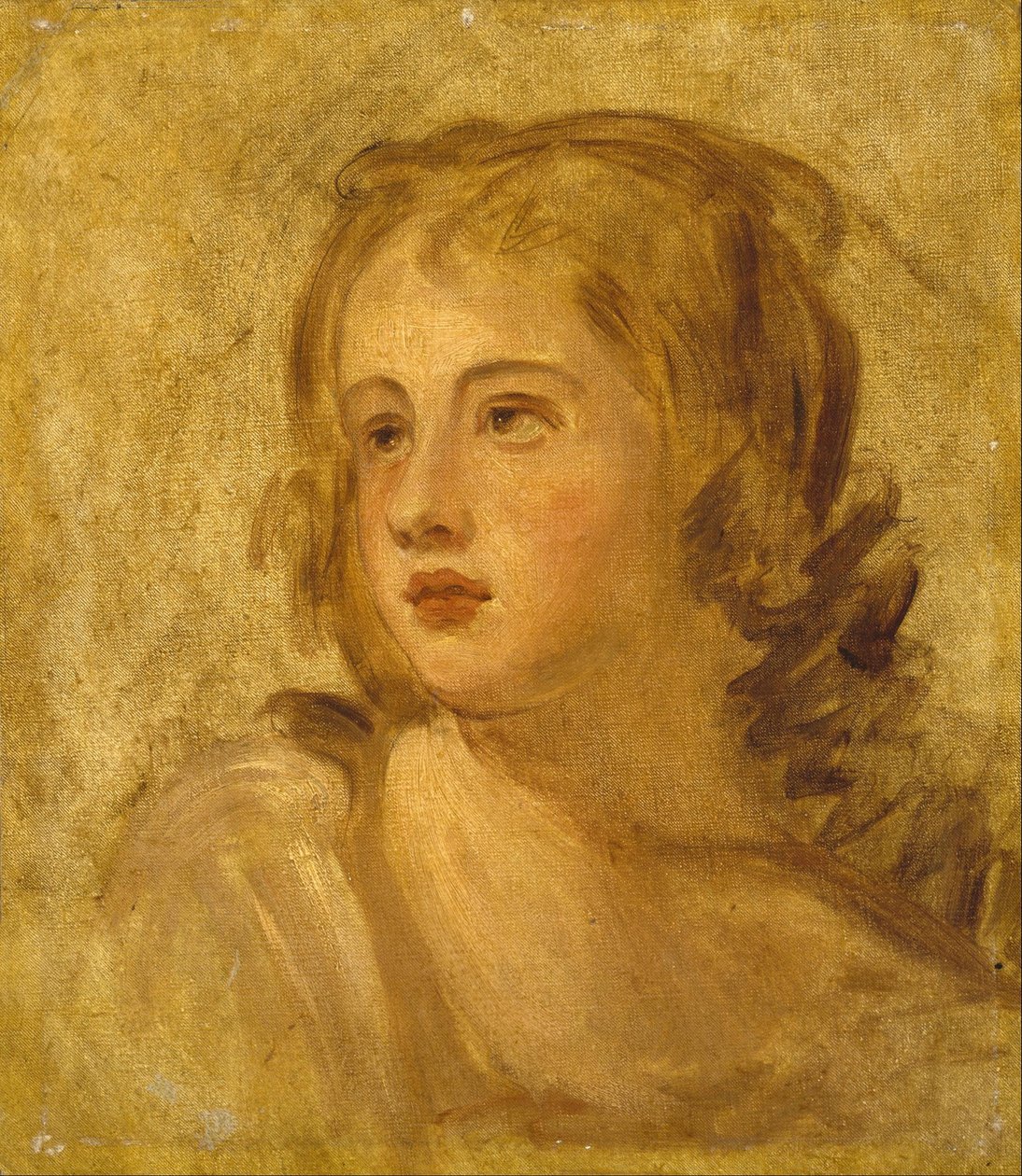 Naisen pää tekijältä George Romney