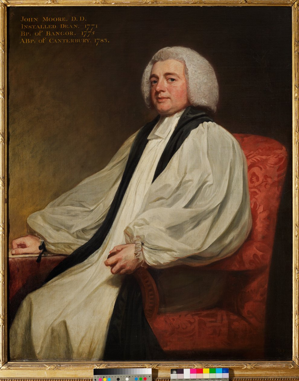 John Moore (Canterburyn dekaani 1771-1775), noin 1780 (öljymaalaus). tekijältä George Romney