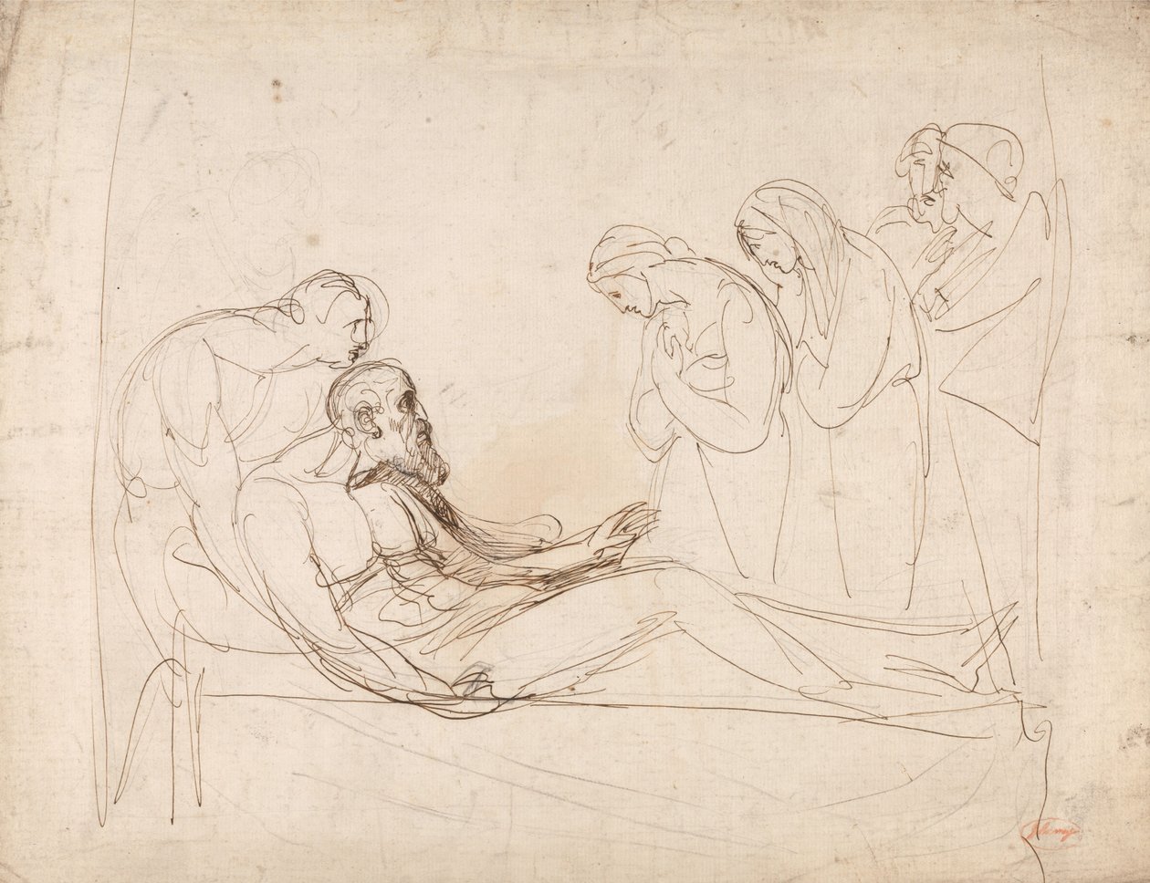Kuningas Lear, jonka Cordelia herätti tekijältä George Romney