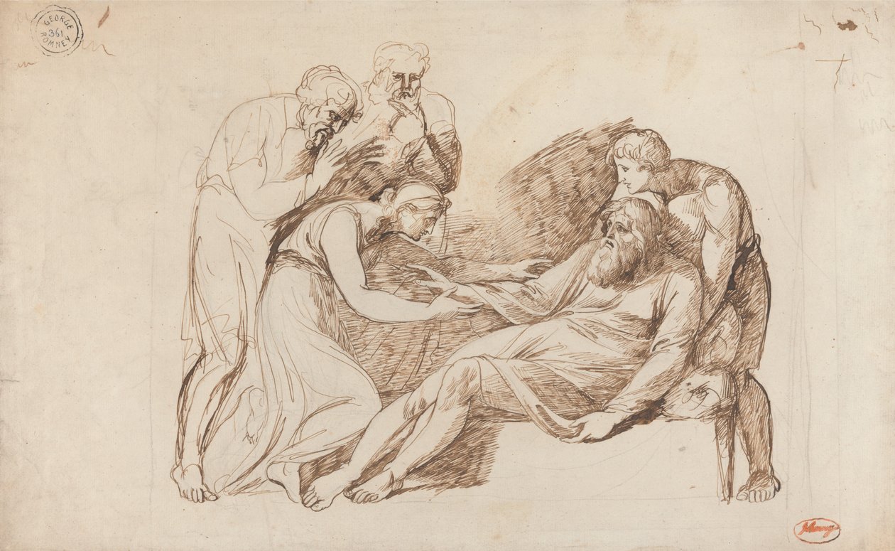 Kuningas Lear, jonka Cordelia herätti tekijältä George Romney