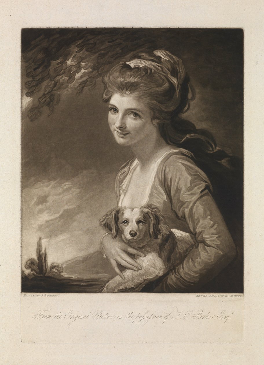 Lady Emma Hamilton tekijältä George Romney