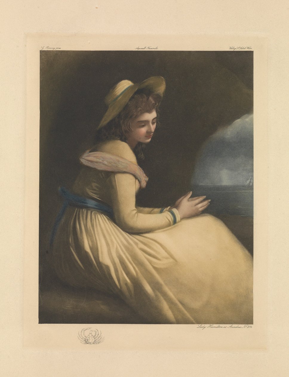 Lady Emma Hamilton kuin Ariadne tekijältä George Romney