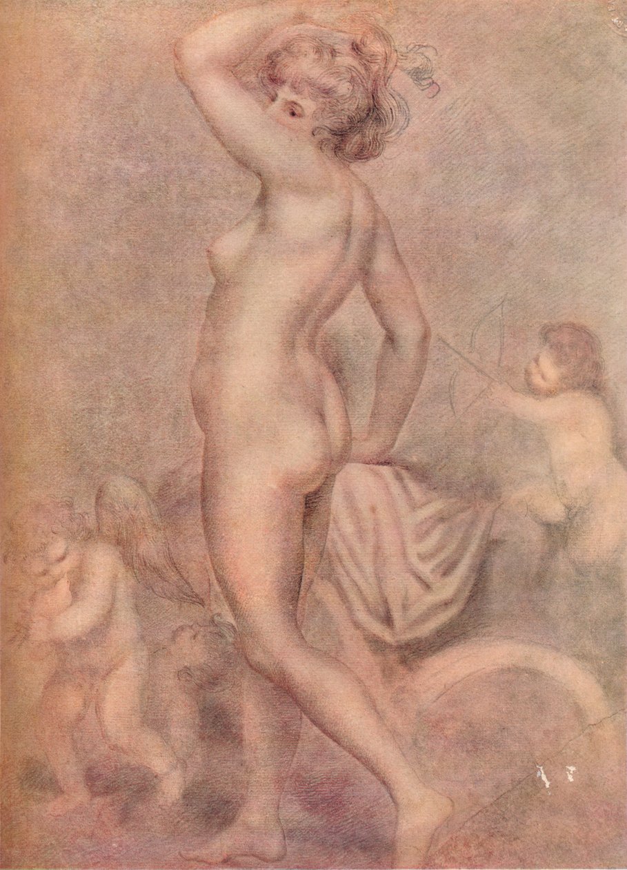 Lady Hamilton terveyden jumalattarina, c1790, 1920. tekijältä George Romney