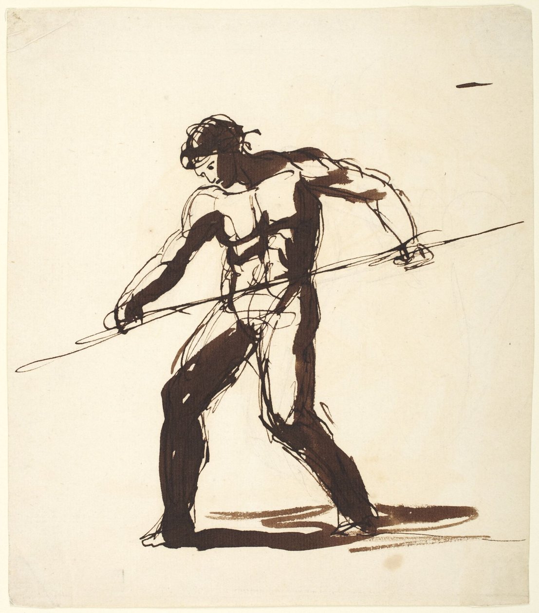 Mies keihään kanssa tekijältä George Romney