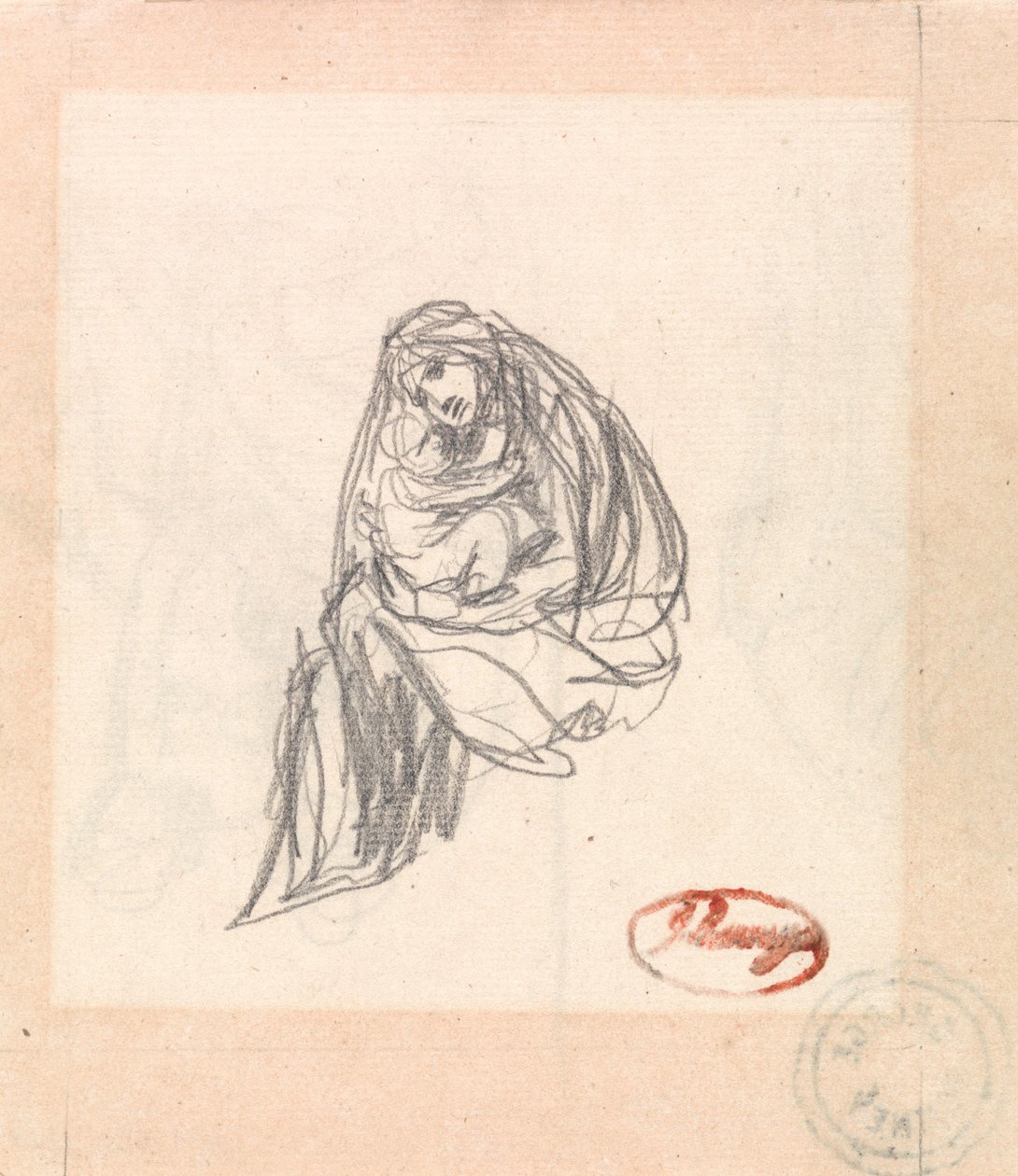 Äiti ja lapsi tekijältä George Romney