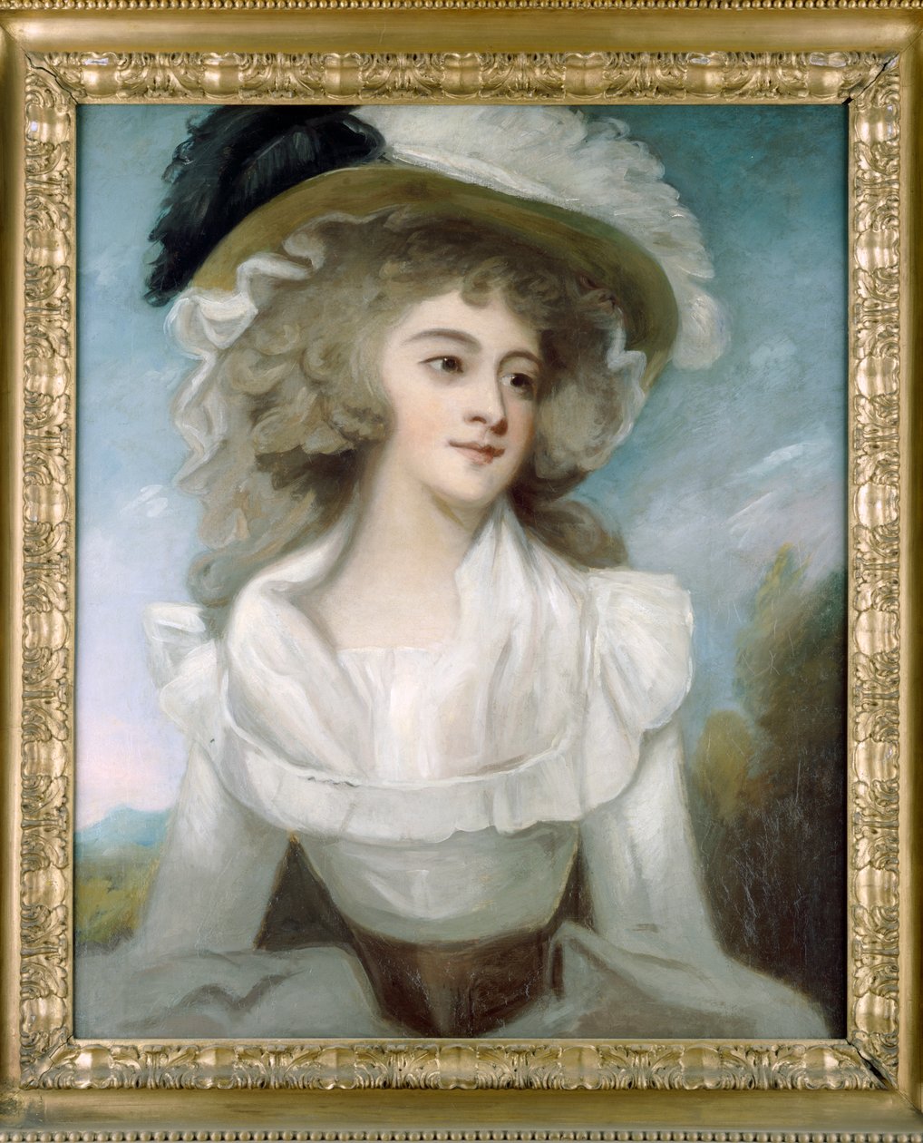 Mrs Tickell (öljy kankaalle) tekijältä George Romney