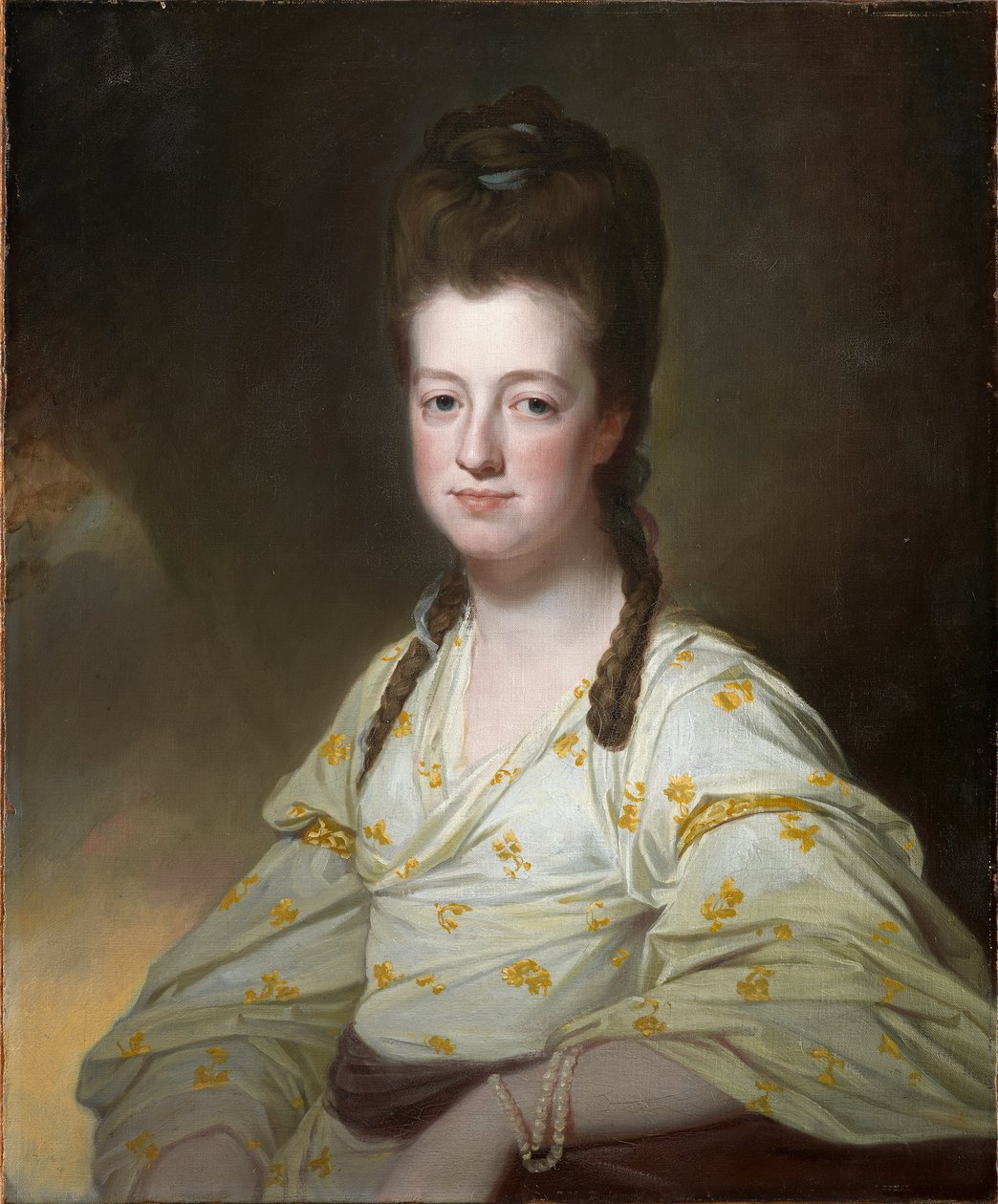 Portlandin herttuattaren Dorothy Cavendishin muotokuva, n. 1772 (öljy kankaalle) tekijältä George Romney