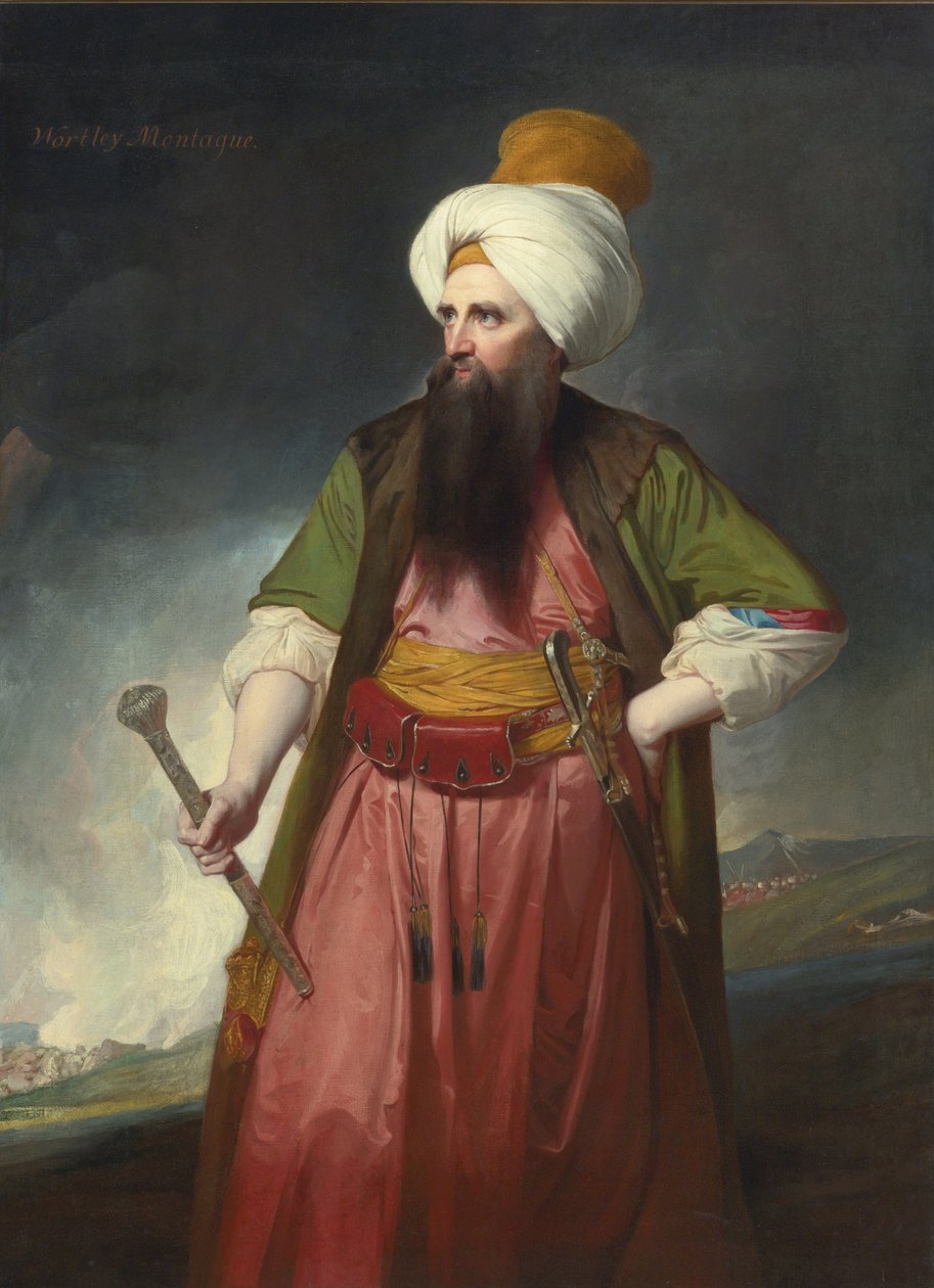 Edward Wortley Montagun muotokuva 1713-1776 tekijältä George Romney