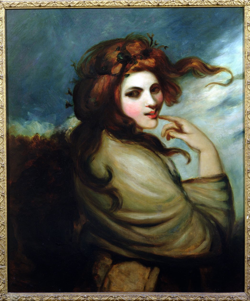 Emma Hamiltonin muotokuva (n. 1765-1815) tekijältä George Romney