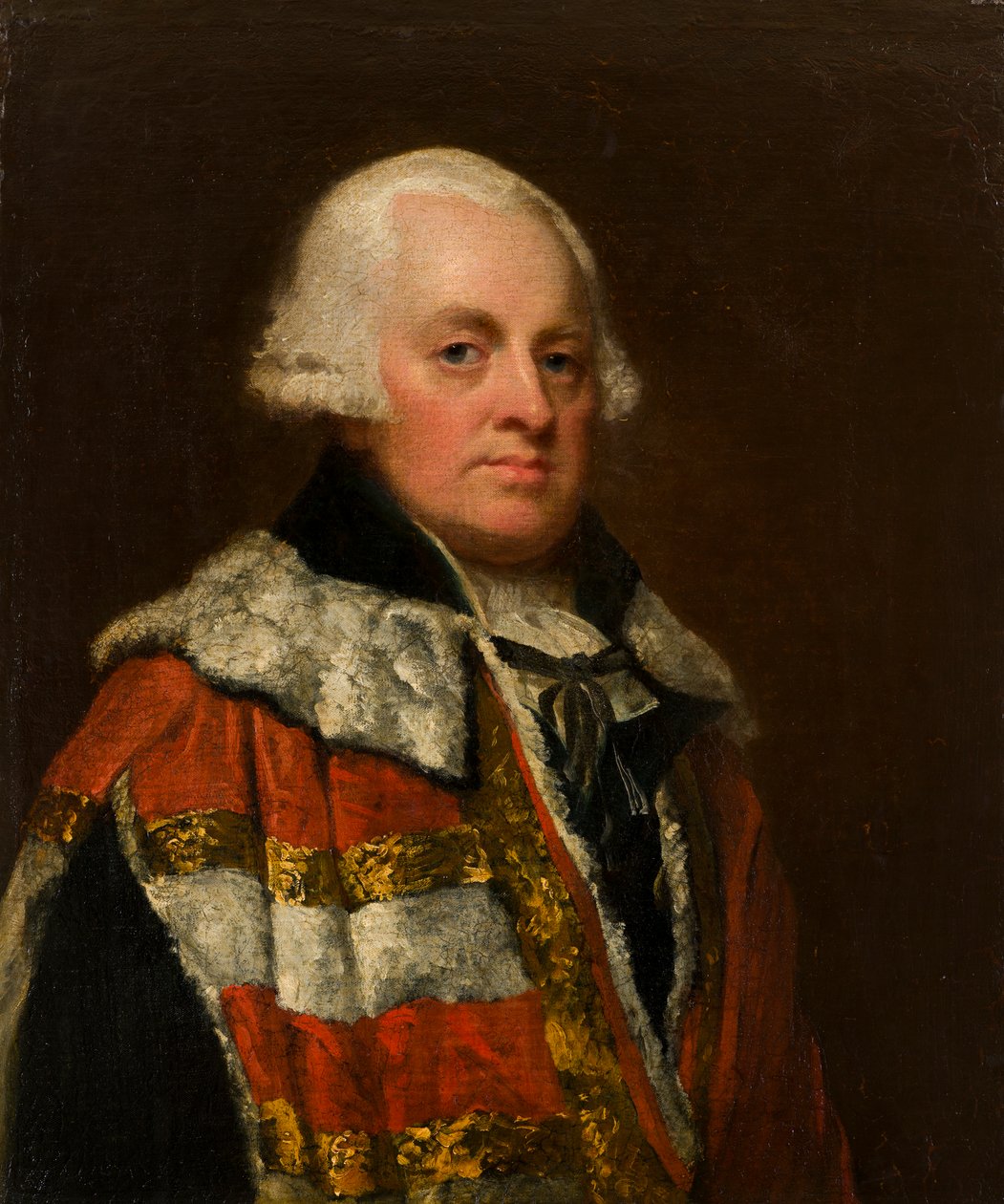 Henry 1st Lord Bradfordin muotokuva, n. 1765-1800 (öljy kankaalle) tekijältä George Romney