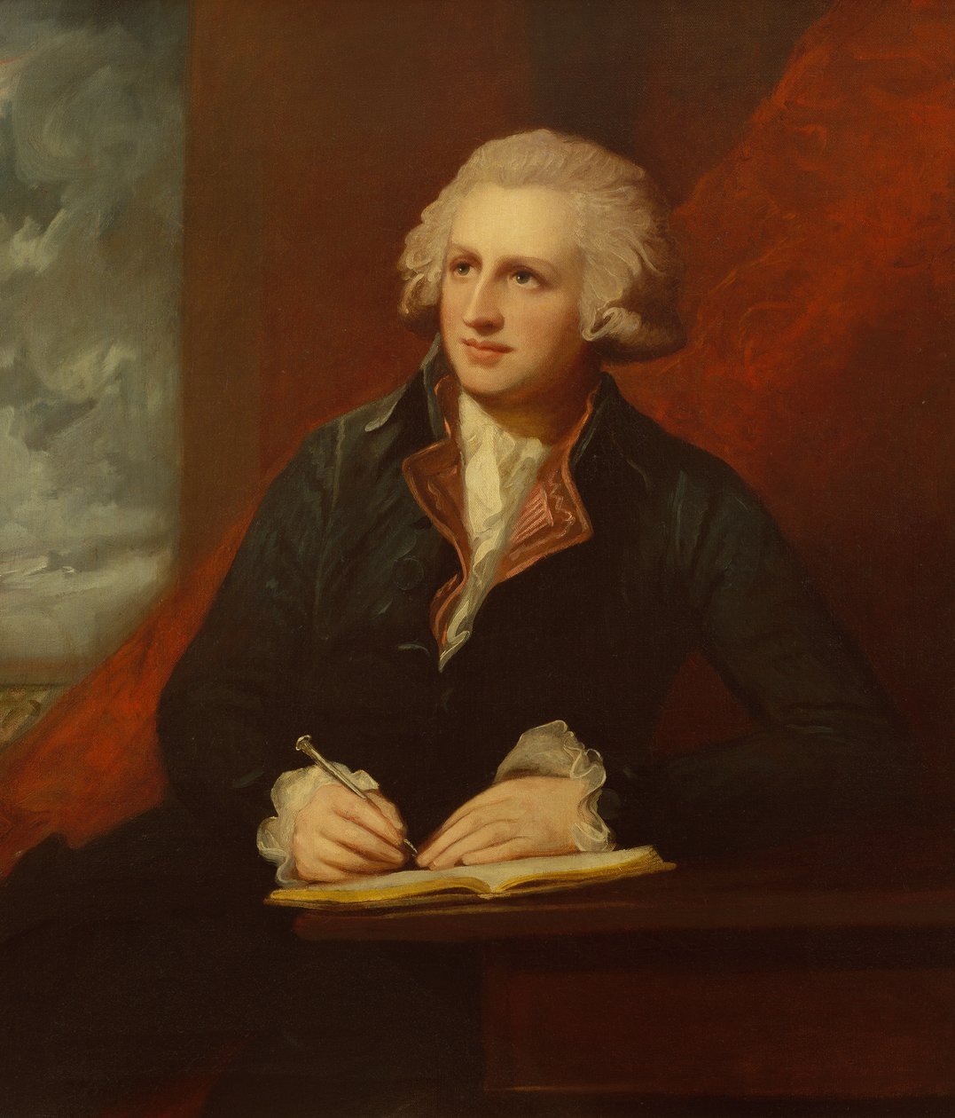 John Blackburnen muotokuva (öljy kankaalle) tekijältä George Romney