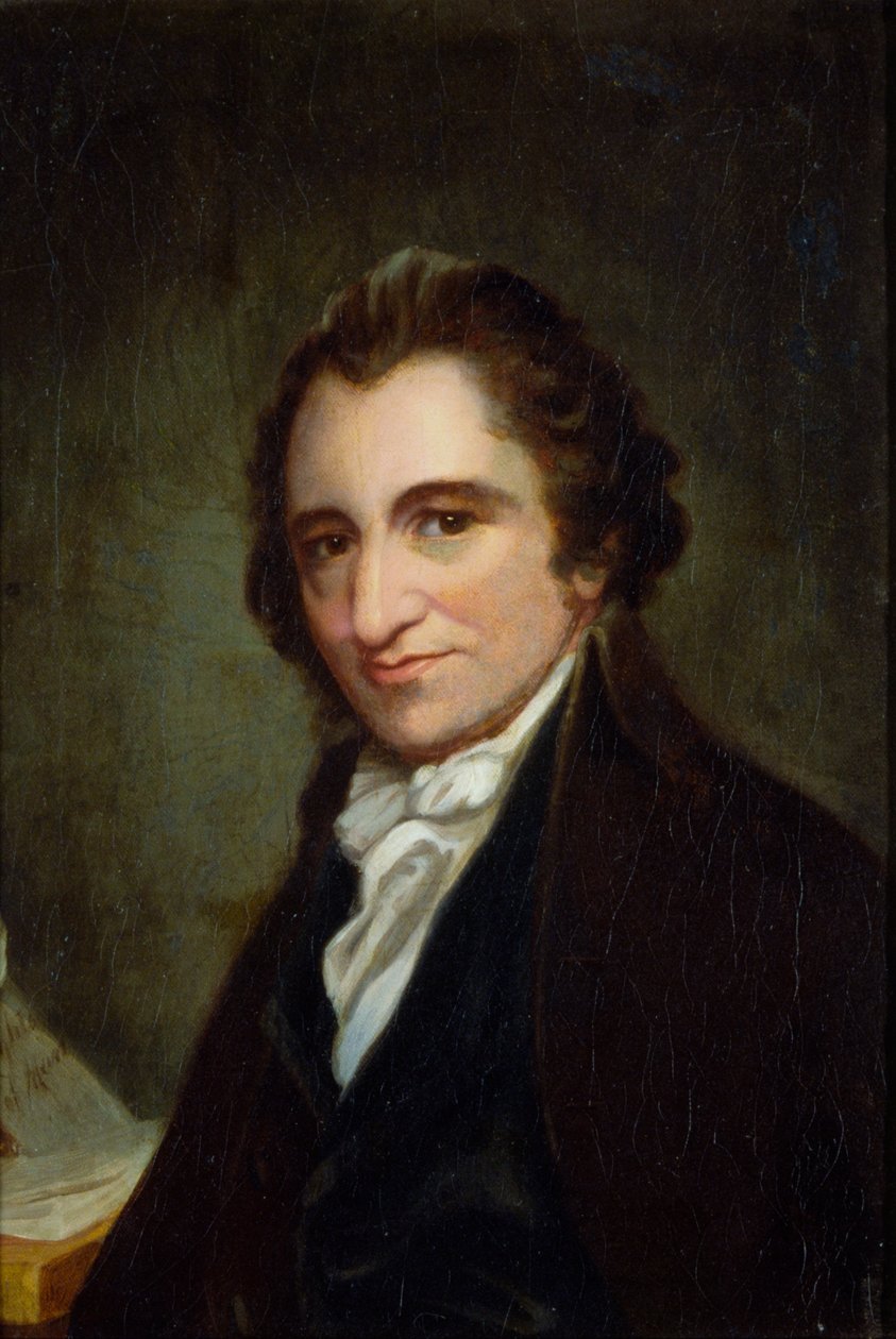 Thomas Painen muotokuva, 1800 tekijältä George Romney