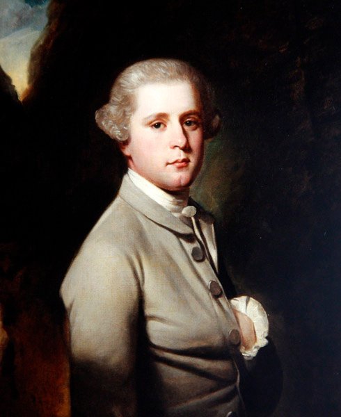 Muotokuva herrasmiehestä, noin 1770 (öljy kankaalle). tekijältä George Romney