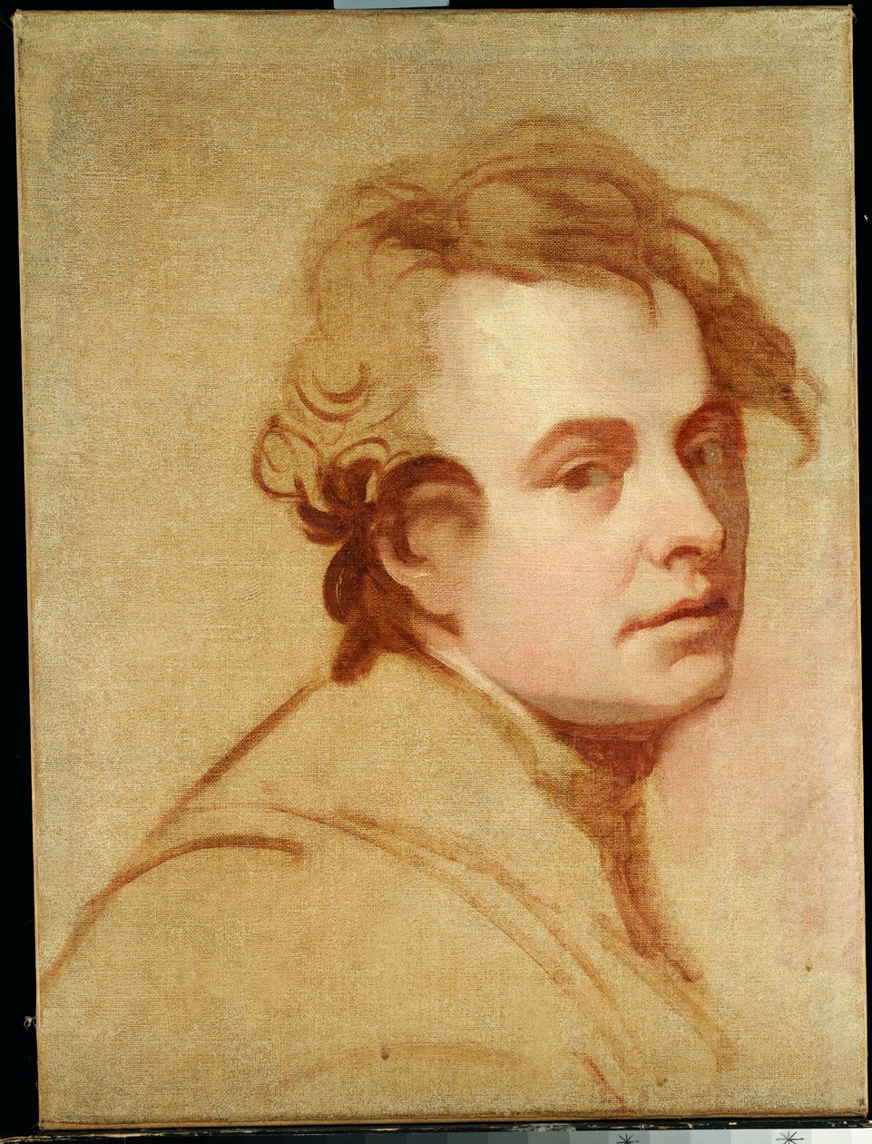 Taiteilijan muotokuva, rinnan pituus tekijältä George Romney