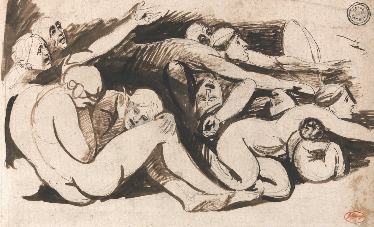Vankilakohtaus tekijältä George Romney