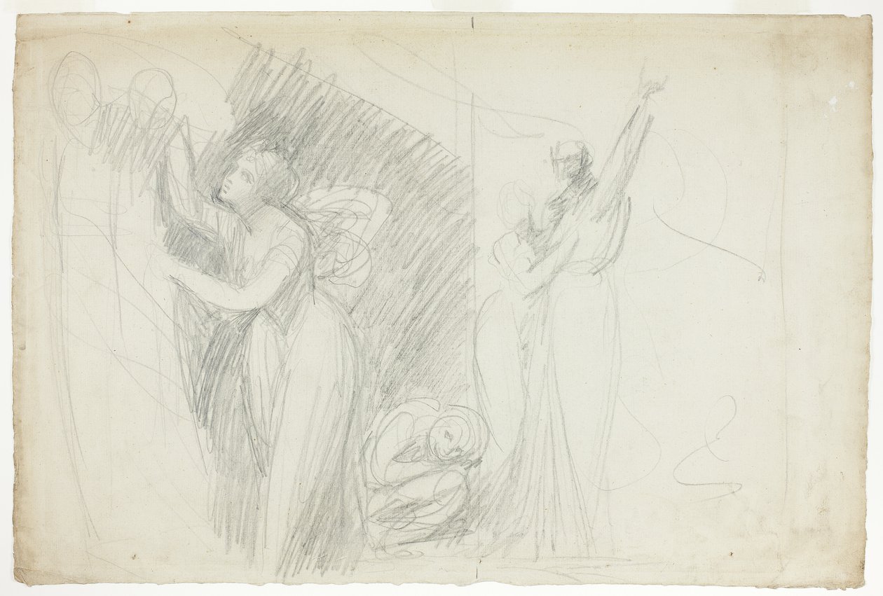 Prospero, Miranda ja Caliban, The Tempestistä tekijältä George Romney