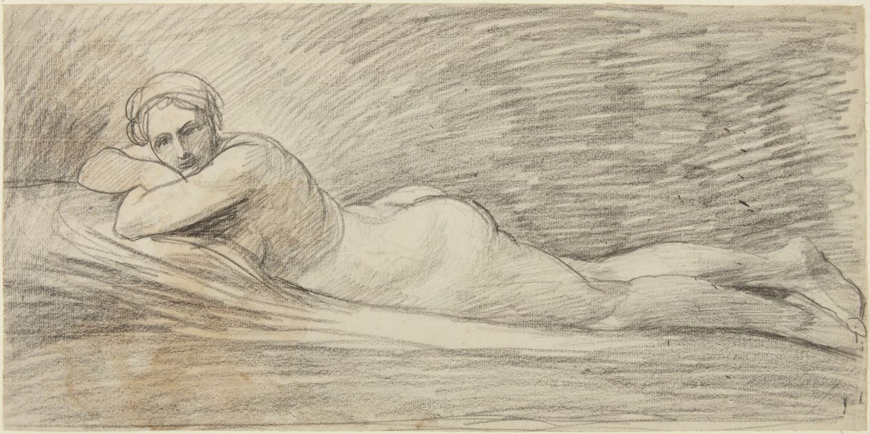 Makaava naisalastonkuva tekijältä George Romney