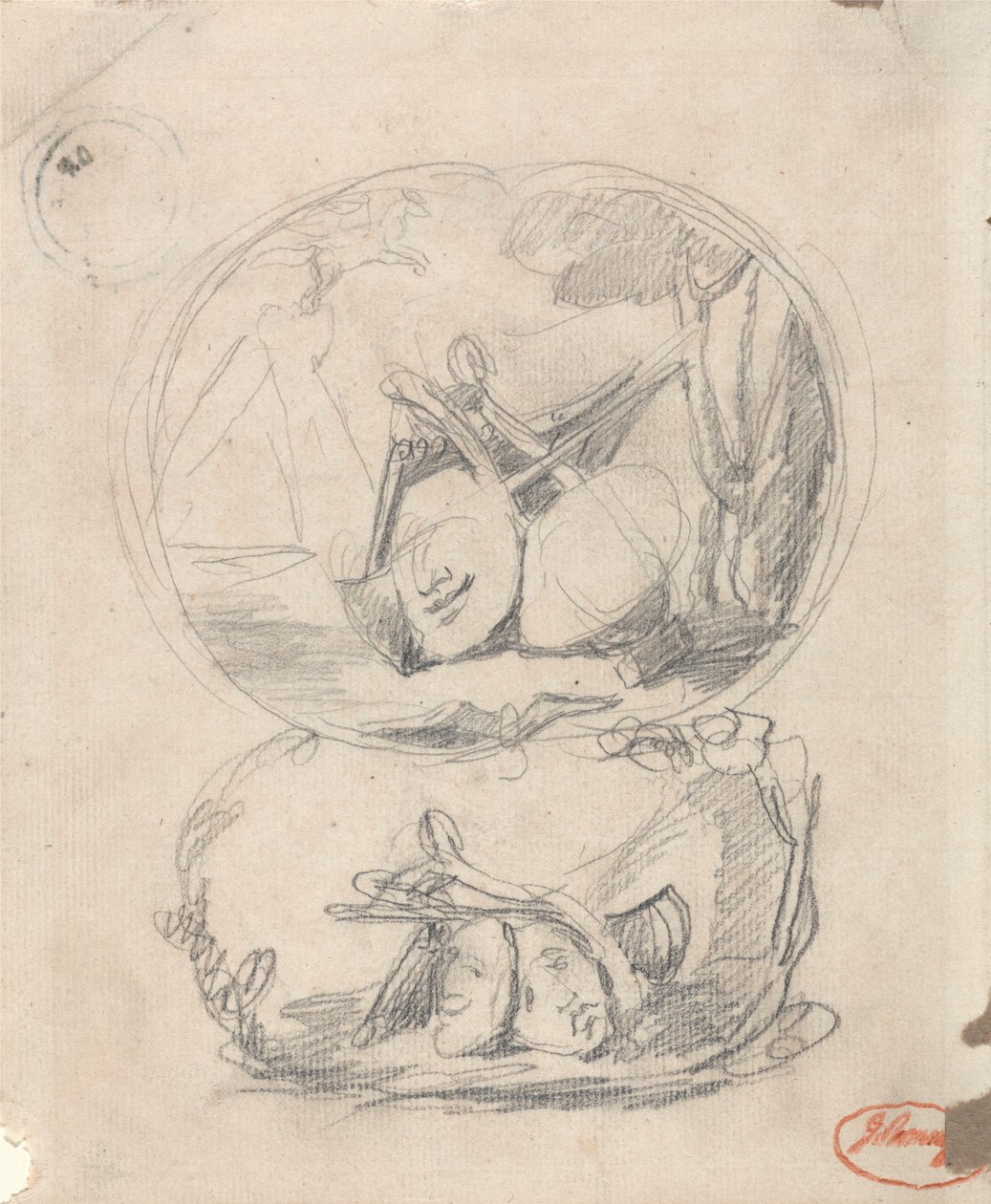 Richard Cumberlandin etulehti tekijältä George Romney