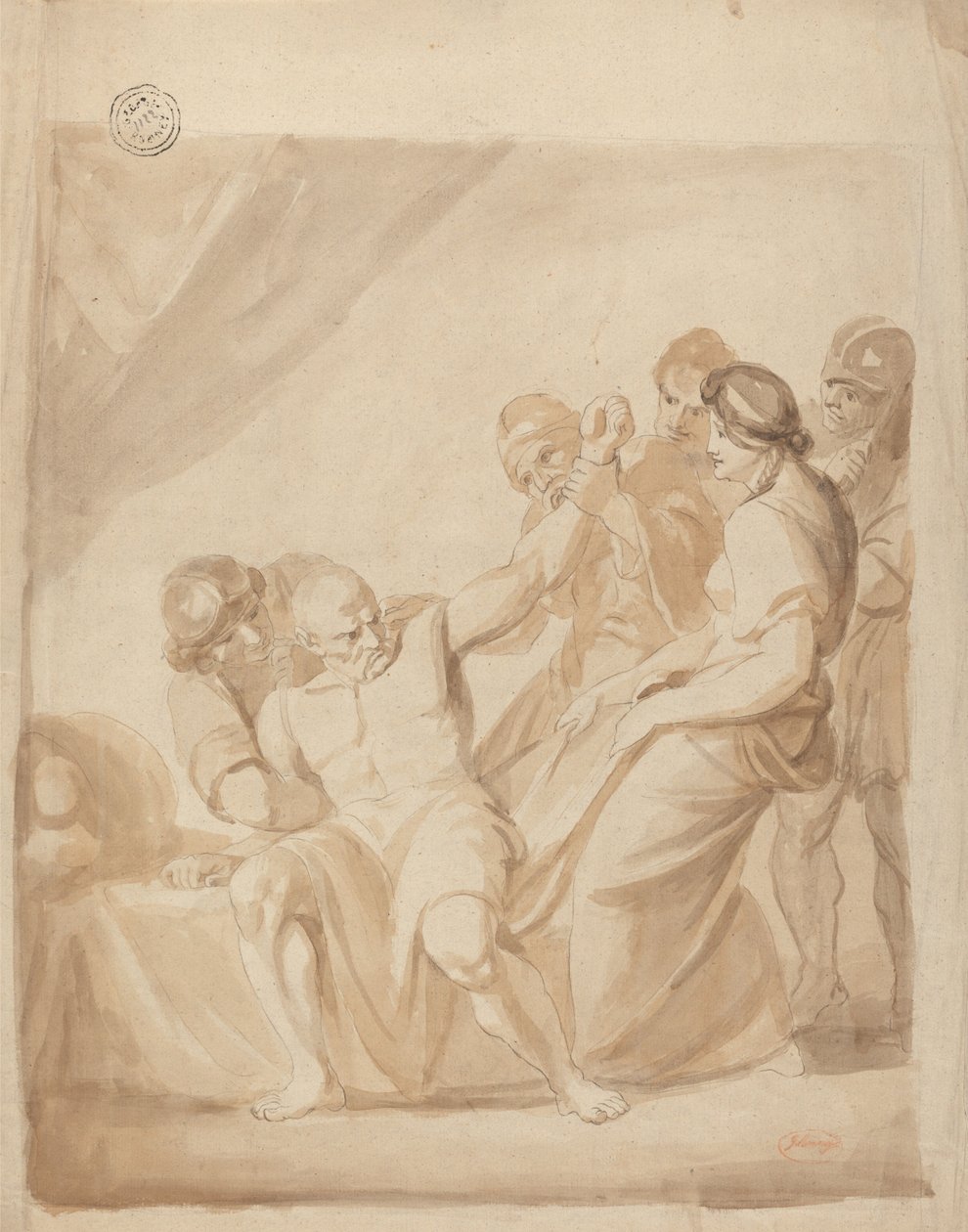 Samsonin kukistaminen tekijältä George Romney