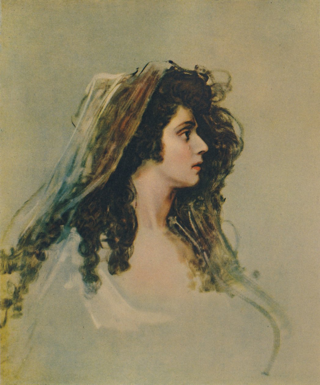 Sarah Siddons, 1755-1831, c1785, 1948. tekijältä George Romney