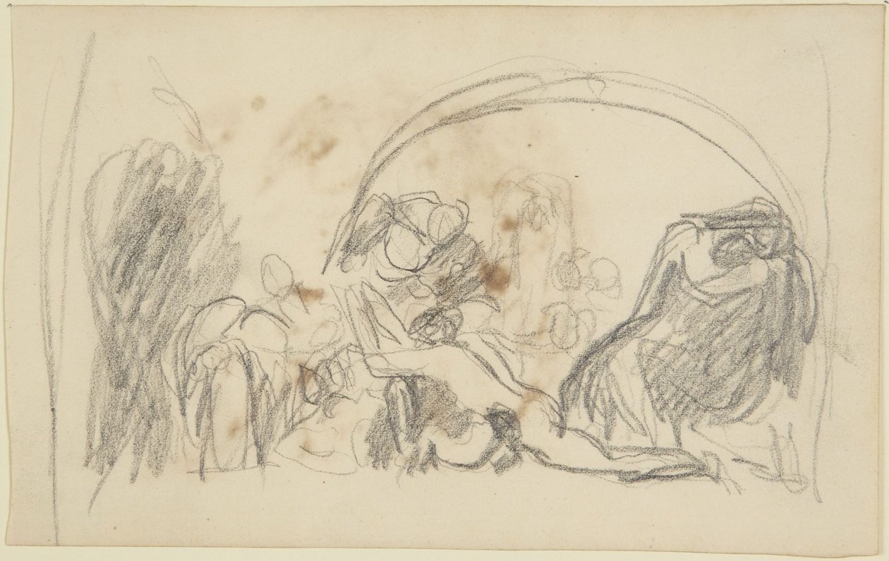 Luonnos Howardin vankilavierailuista tekijältä George Romney
