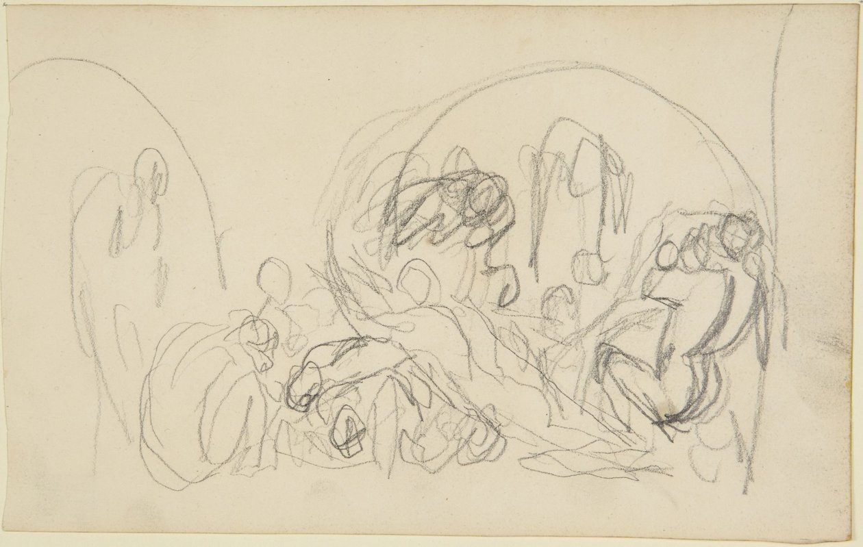 Luonnos Howardin vankilavierailuista tekijältä George Romney