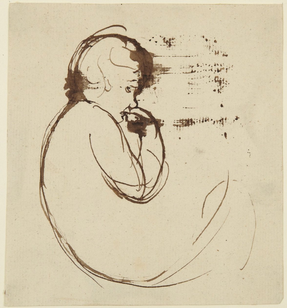Piirros lapsesta tekijältä George Romney