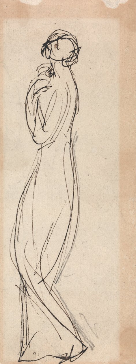 Seisova naishahmo tekijältä George Romney
