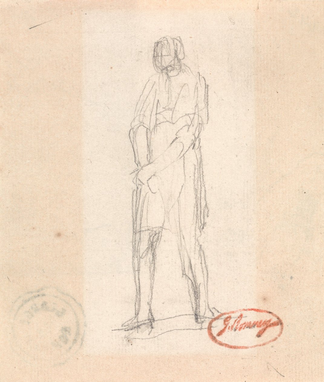 Seisova hahmo tekijältä George Romney