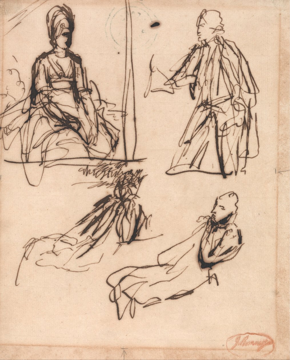 Tutkimuksia miehen ja naisen muotokuvia varten tekijältä George Romney