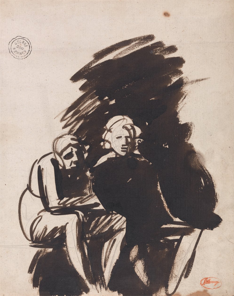 Tutkimus kahdesta hahmosta tekijältä George Romney