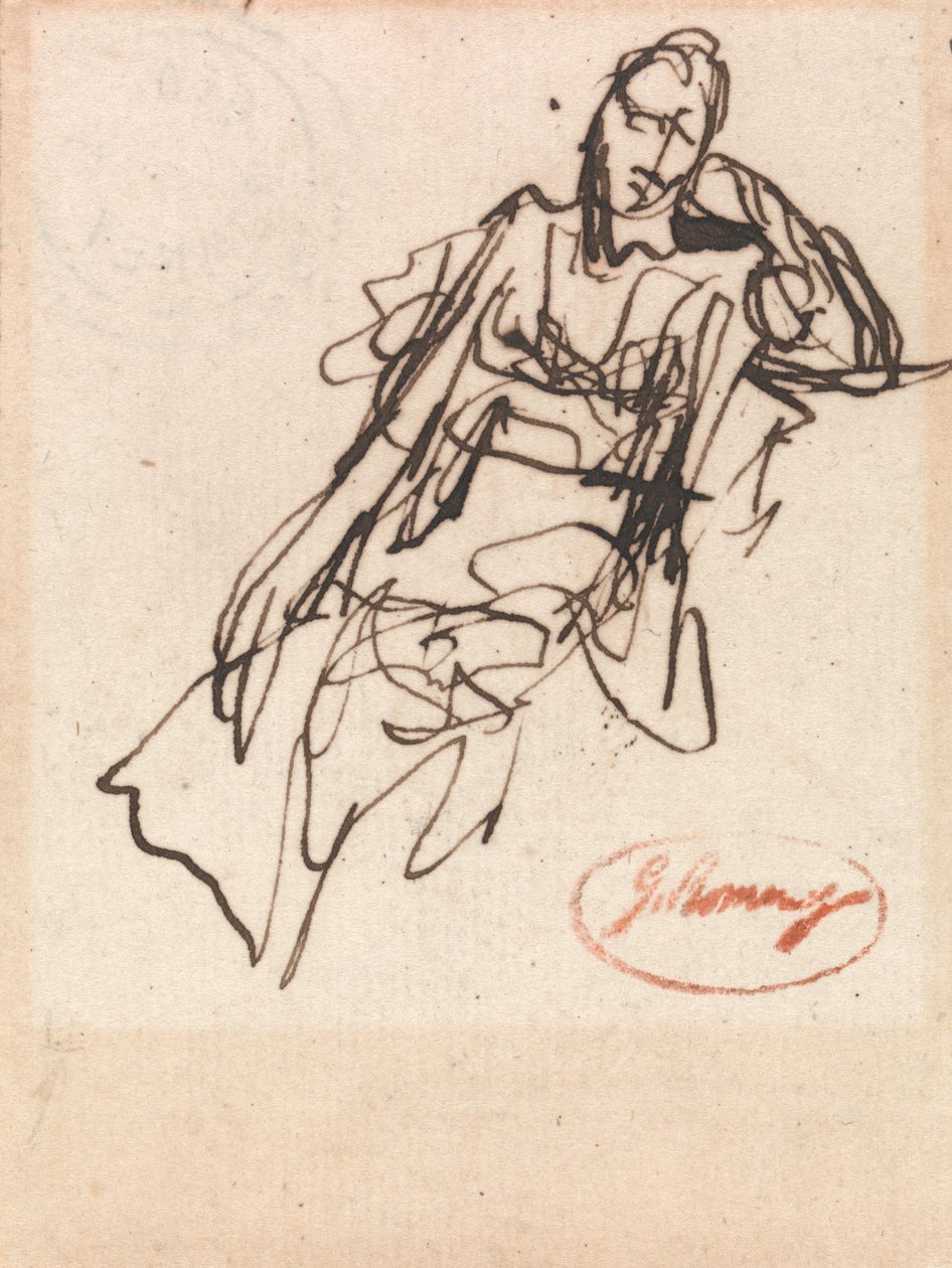 Tutkimus istuvasta naisesta tekijältä George Romney