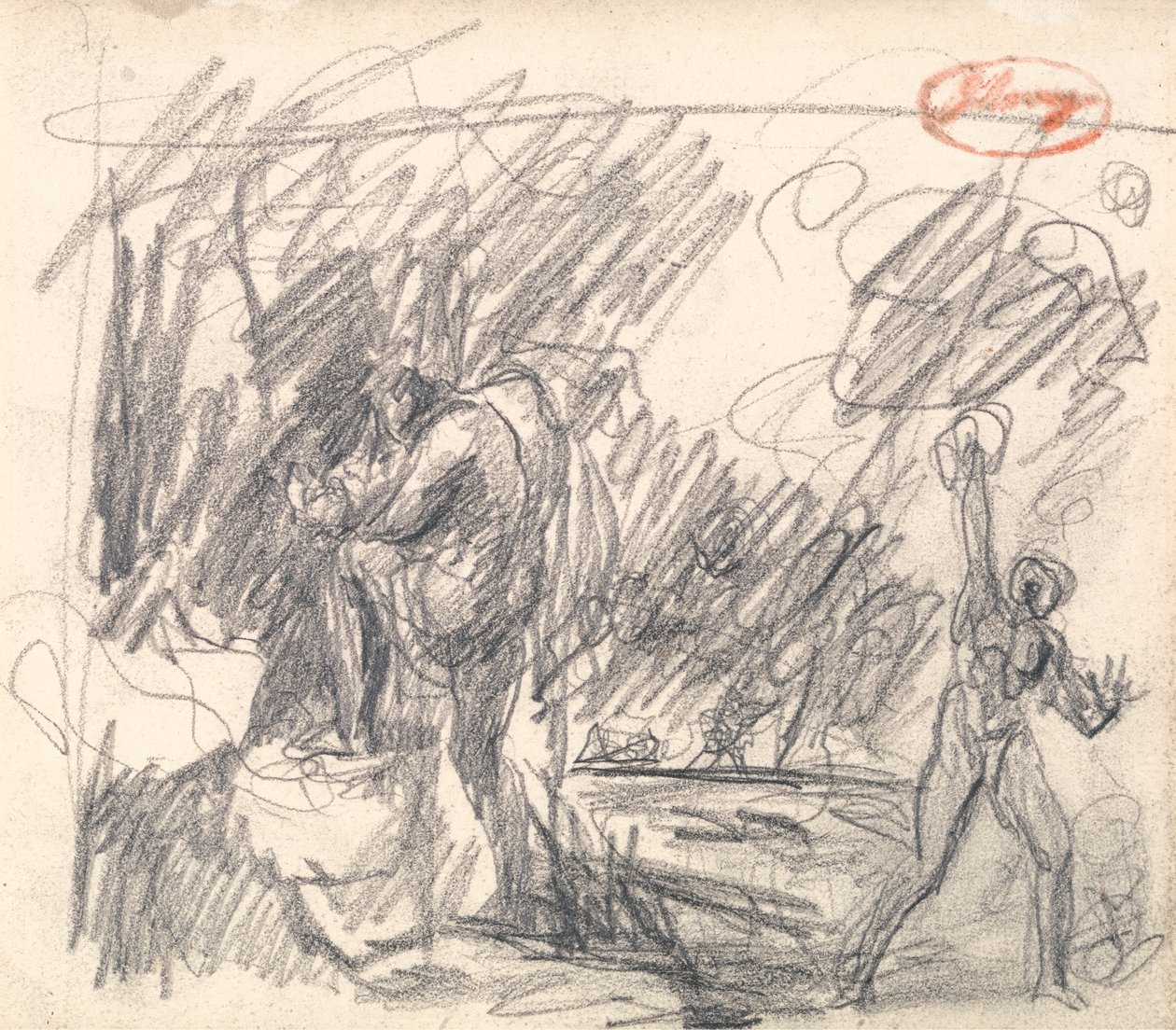 Perditan hylkääminen ja pelastaminen elokuvasta "Talven tarina". tekijältä George Romney