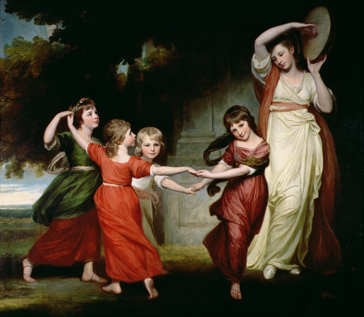 Gowerin perhe, n. 1776-1777 tekijältä George Romney