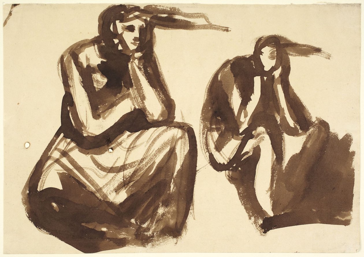 Kaksi tutkimusta Medeasta, joka pohtii lastensa murhaa tekijältä George Romney