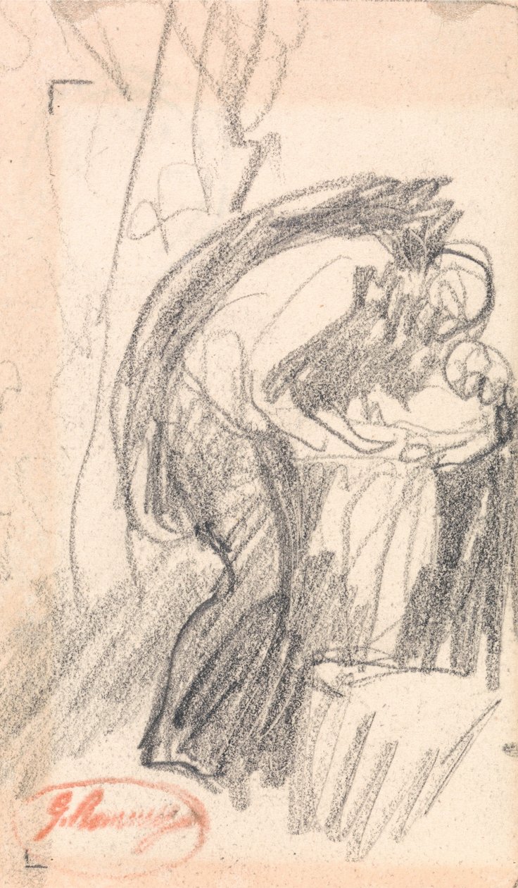 Tunnistamaton kohde: Mies lapsen kanssa tekijältä George Romney