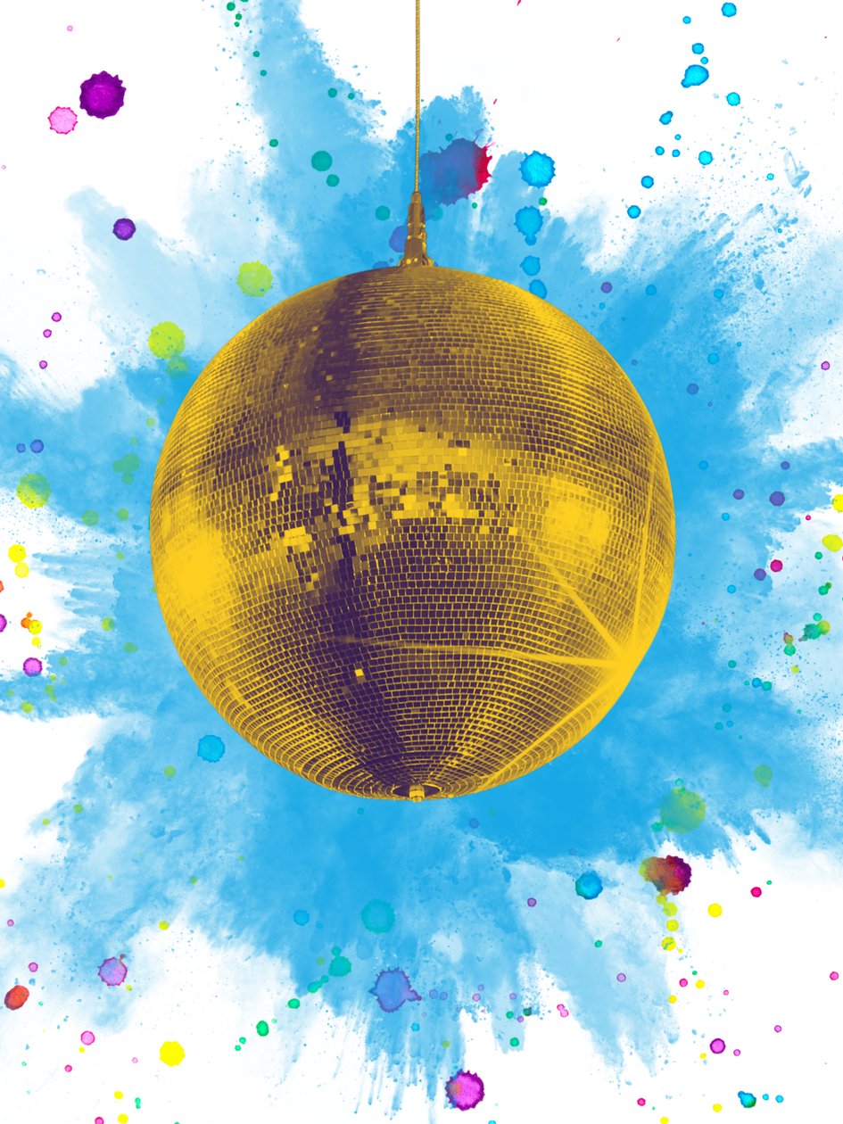Life in the Disco, 2023 (maalaus kankaalle) tekijältä George Rosaly