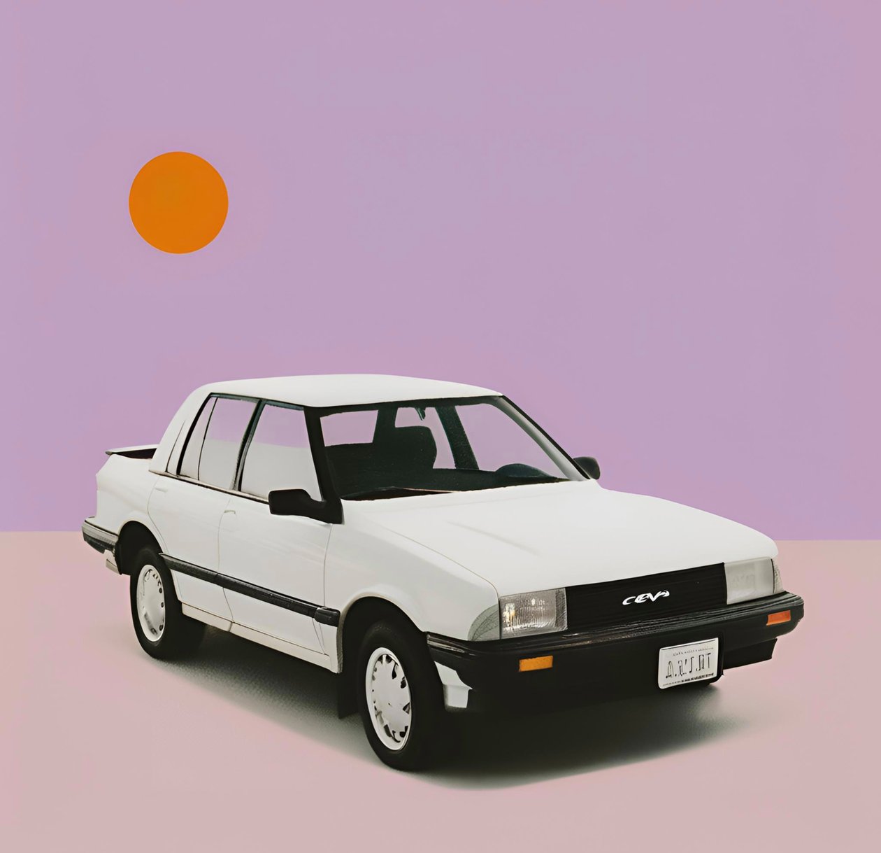 Minimalistinen Drive, 21. vuosisata (maalaus) tekijältä George Rosaly