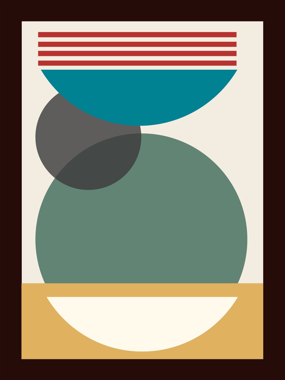 Space City Abstract, 2023 (Akryyli kankaalle) tekijältä George Rosaly