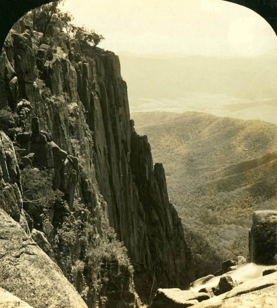 The North Side of the Gorge, Buffalo Ranges, Victoria, Australia, 1909. tekijältä George Rose