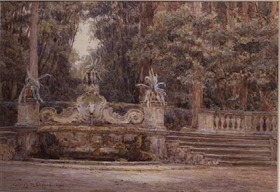 Metsässä, Villa Corsini, Firenze tekijältä George Samuel Elgood