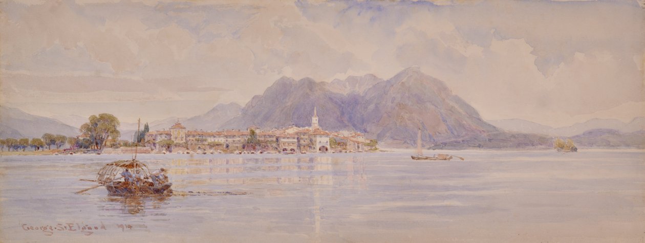 Isola dei Pescatori, Maggiore-järvi tekijältä George Samuel Elgood