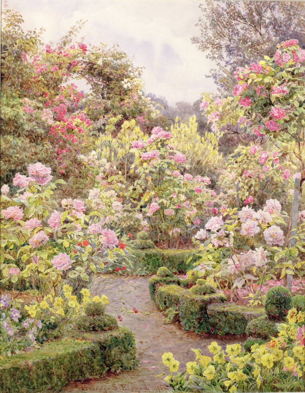 Raundscliffe - Kaikkialla on ruusuja tekijältä George Samuel Elgood