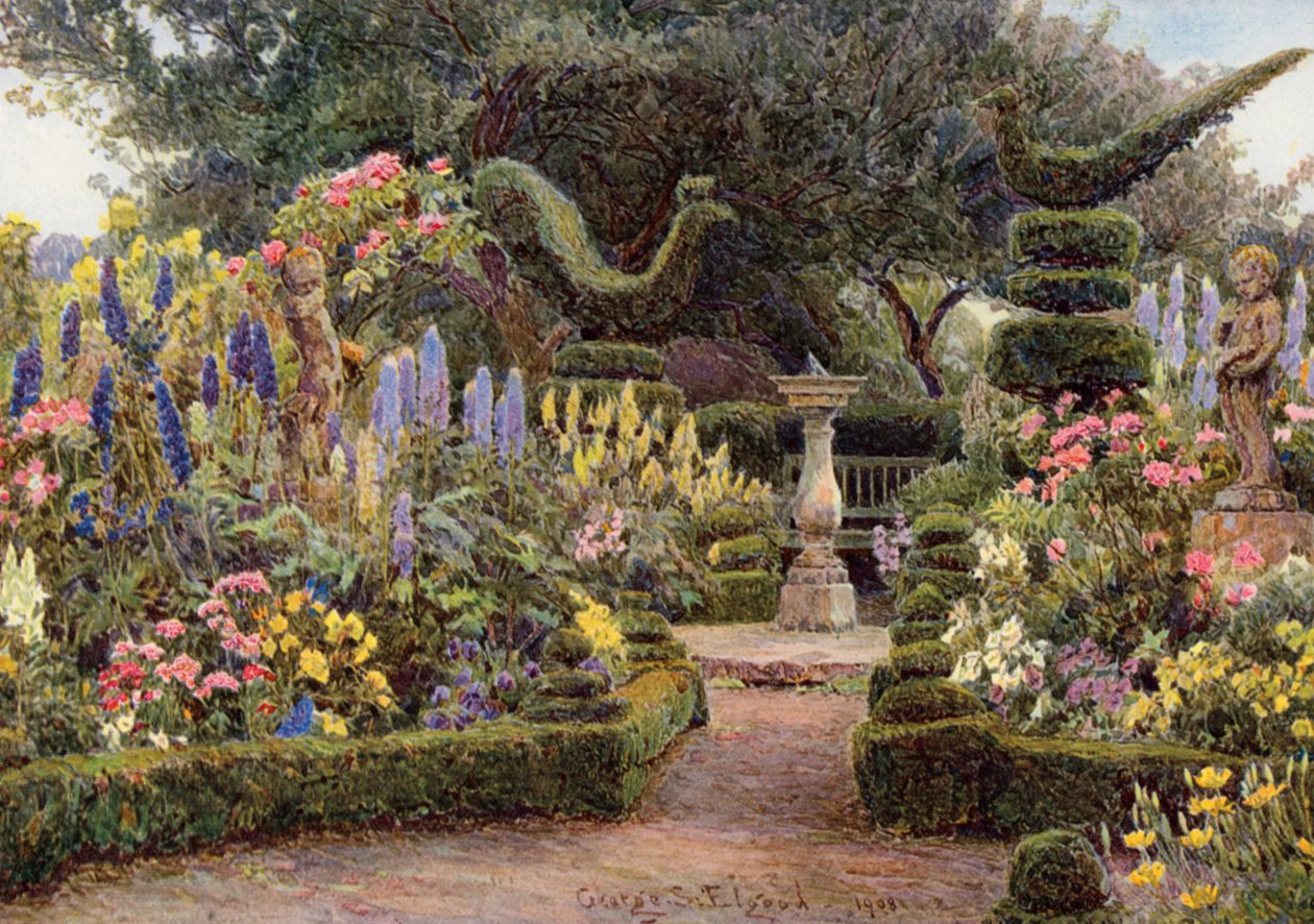 The Dial at Raunscliffe, Leicestershire (värilitra) tekijältä George Samuel Elgood