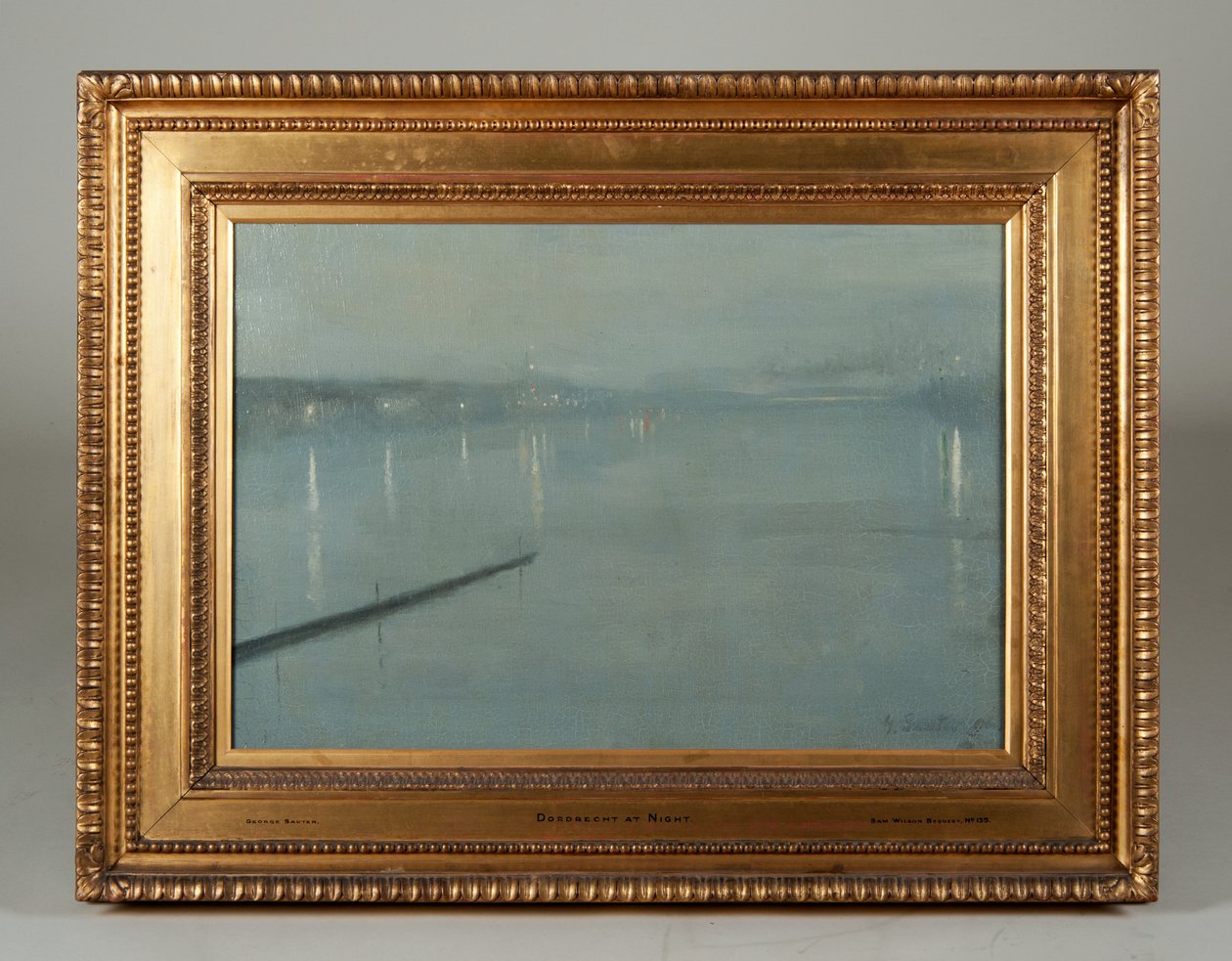 Dordrecht, Alankomaat, yöllä tekijältä George Sauter