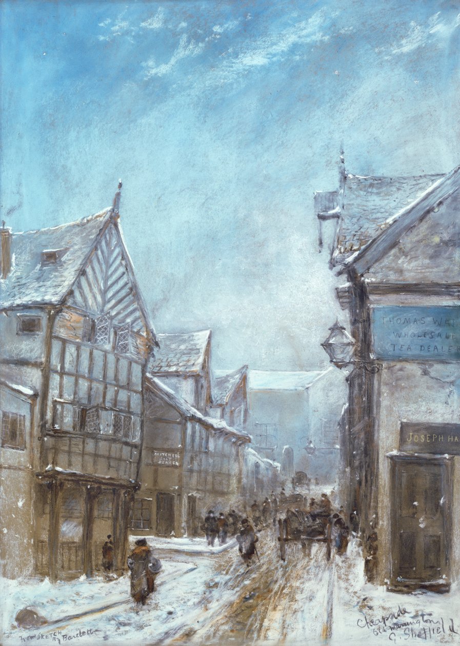 Old Cheapside, Warrington, 1864 tekijältä George Sheffield