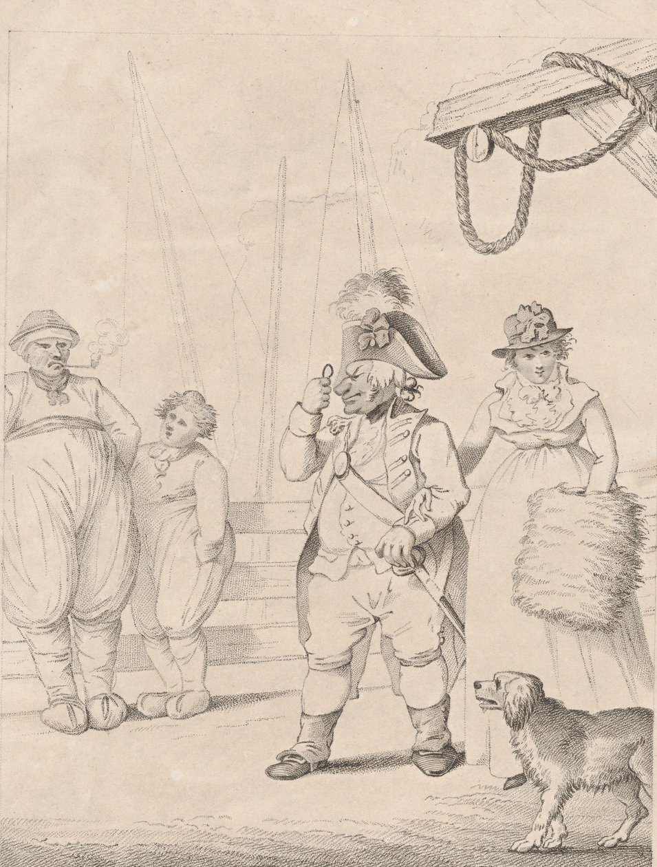 Tämän maan todelliset asukkaat, 10. tammikuuta 1796. tekijältä George Shepheard