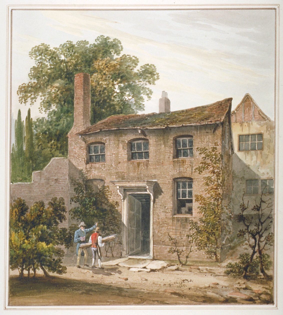 Talo Holbornissa, Lontoossa, 1815 tekijältä George Shepherd