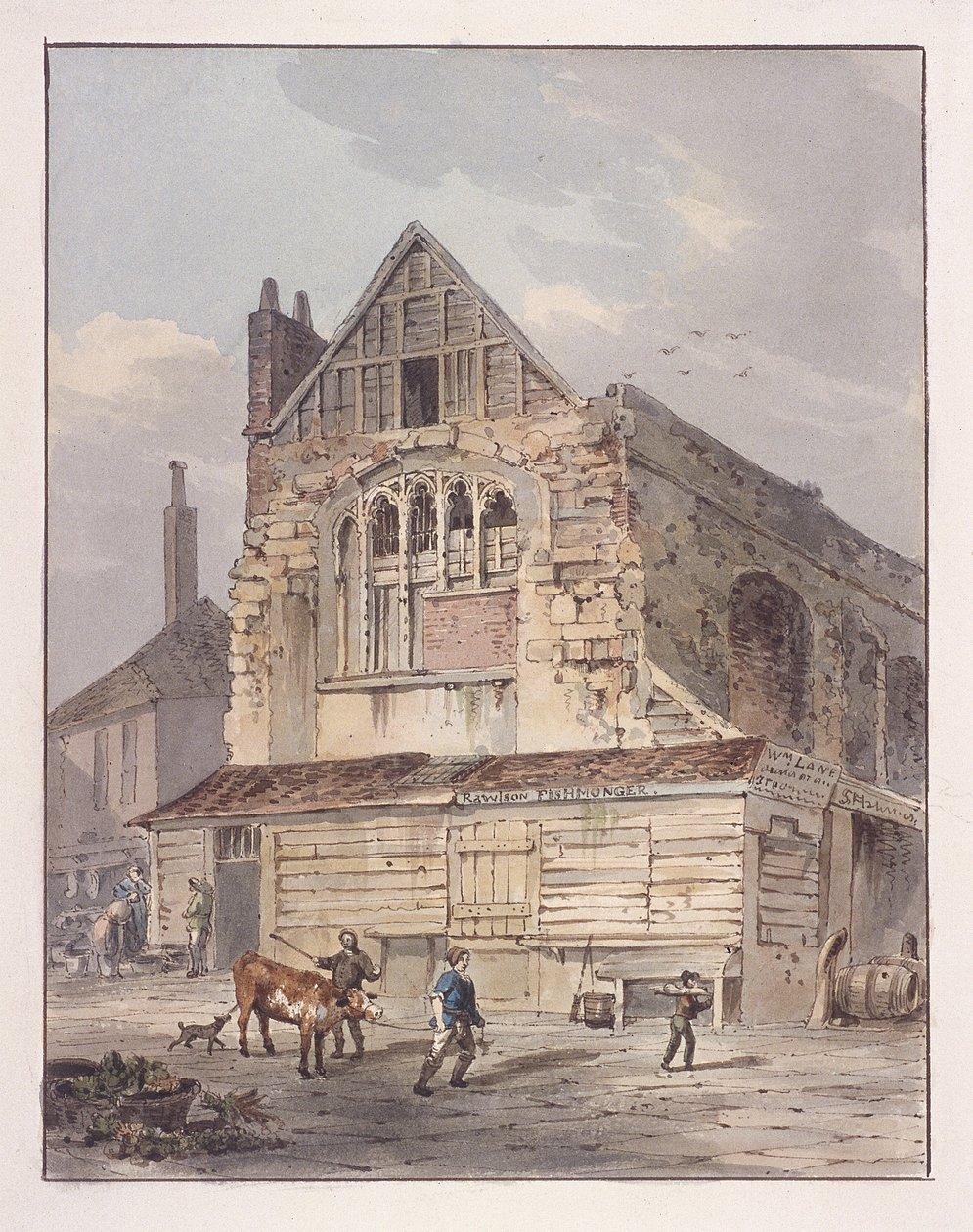Leadenhall Chapel, Lontoo, 1810 tekijältä George Shepherd