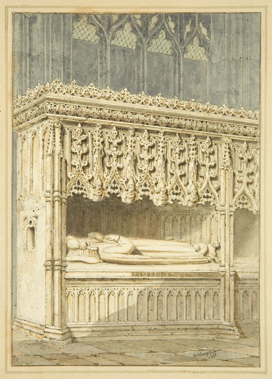 Sir Thomas Meden muistomerkki St Mary Redcliffessä tekijältä George Shepherd
